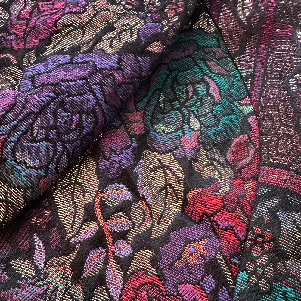 NU-MODE Vintage Puff Sleeve Peplum Brocade Blazer - Picture 15 of 17